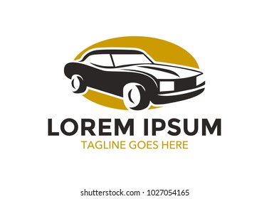 classic car logo. badge. vintage. vector illustration