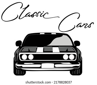 Classic Car Logo For Classic Car Club