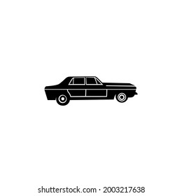 Classic car logo design template vector