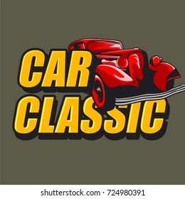 classic car logo emblem