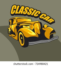 classic car logo emblem