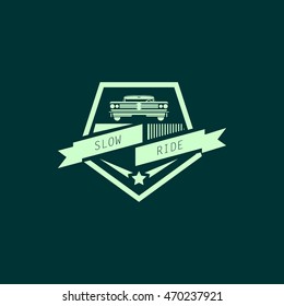 Classic car logo, emblems, badges and icons. Vector Illustration Design Template