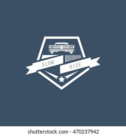 Classic car logo, emblems, badges and icons. Vector Illustration Design Template