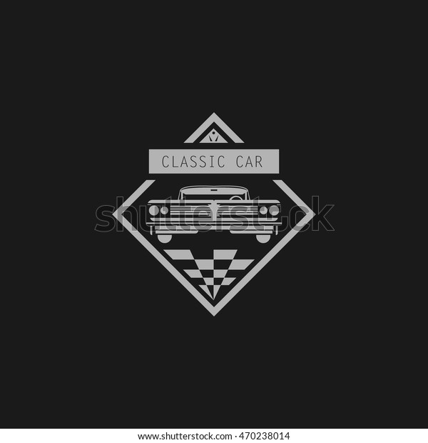 Classic car logo, emblems, badges and icons.\
Vector Illustration Design\
Template