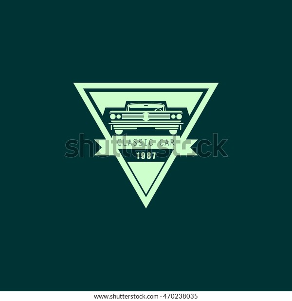 Classic car logo, emblems, badges and icons.
Vector Illustration Design
Template