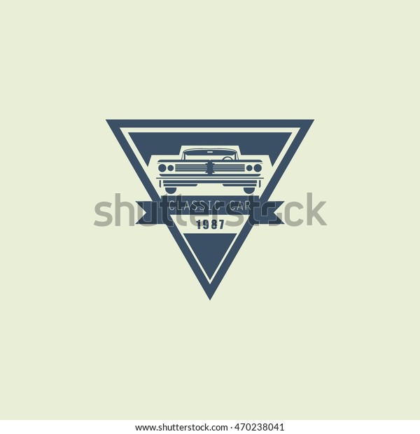 Classic car logo, emblems, badges and icons.\
Vector Illustration Design\
Template