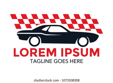 classic car. logo. icon. vector illustration