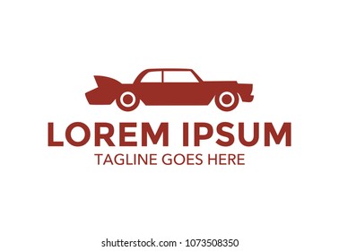 classic car. logo. icon. vector illustration