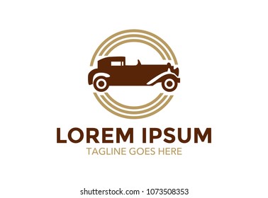 classic car. logo. icon. vector illustration