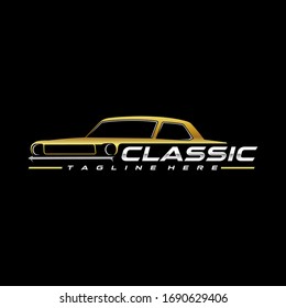 classic car logo, Perfect logo for business related to automotive industry