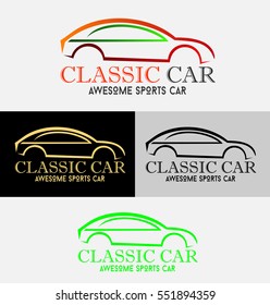 Classic Car Logo Template