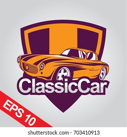 Classic Car Logo Template