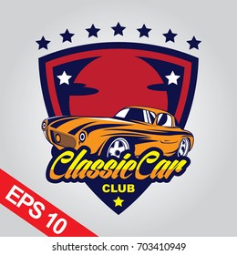 Classic Car Logo Template