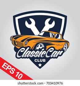 Classic Car Logo Template