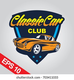 Classic Car Logo Template