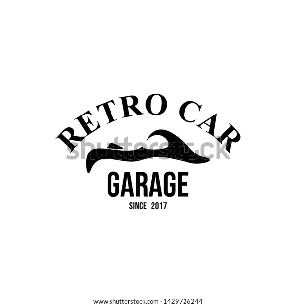 classic car logo\
template vector\
illustration