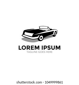 classic car logo. vector illustration. unique