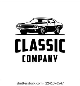 Classic car with a masculine design style svg