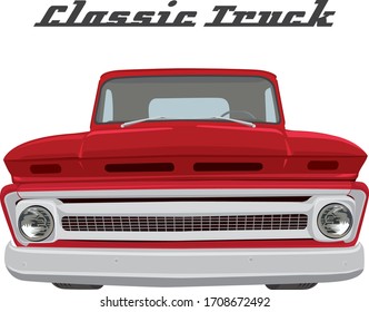 Classic Car on illustration graphic vector