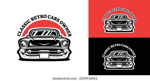 Classic Car Owner Logo Vetor Art Isolado