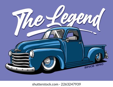 Classic Car Pictures Vector Illustration for your graphic design or your t shirt