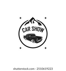 Classic Car Show Outdoor logo Design