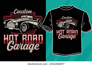 classic car t shirt design