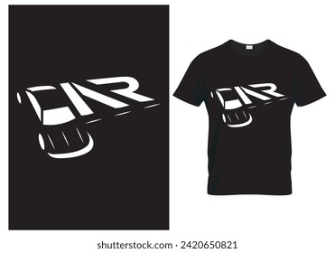 Classic Car-T-Shirt-Design, Vektorgrafik
