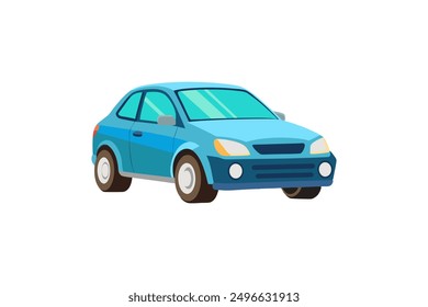 Classic Car vector Illustration, Classic Car illustration on white background