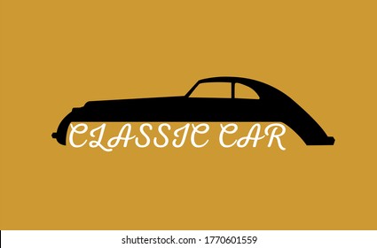 CLASSIC CAR VECTOR LOGO DESIGN