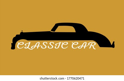 CLASSIC CAR VECTOR LOGO DESIGN