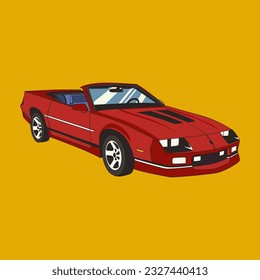 Classic Car vector stock illustration