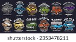 Classic Car Vector T-shirt Designs Bundle, Vintage Muscle Car Design for Apparel and Clothing, Authentic Old School Custom Old Car Automotive Collection for Community