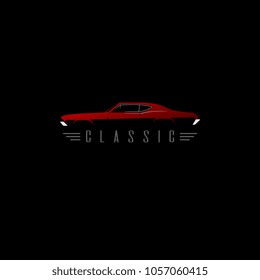 Classic Car Vintage Logo Vector Template