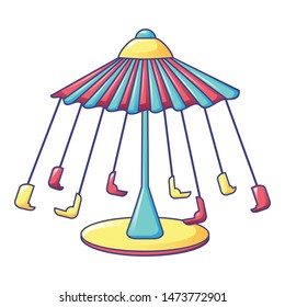 Classic carousel icon. Cartoon of classic carousel vector icon for web design isolated on white background