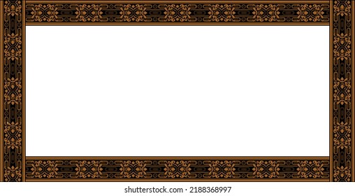 Classic Carved Frame Vector Design Can Be Used For Elements Or Wedding Invitations