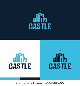 modelo clássico de design de logotipo Castle