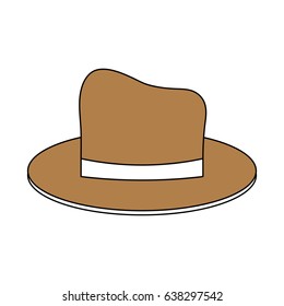 classic casual hat icon image 