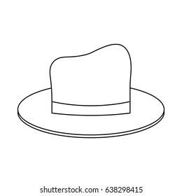 classic casual hat icon image 