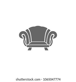 Classic chair icon. Simple element illustration. Classic chair symbol design template. Can be used for web and mobile on white background