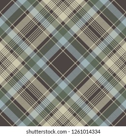 Classic check plaid seamless pixel pattern. Vector illustration.