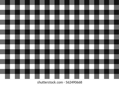 Classic Checkerboard Chequer Seamless Pattern Textile Stock Vector ...