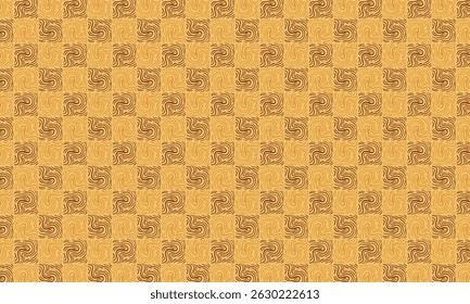 classic checkerboard pattern, wood grain pattern brown   color walnut, paper pattern, seamless plaid pattern vector. Retro background fabric. Vintage checkered color geometric texture,