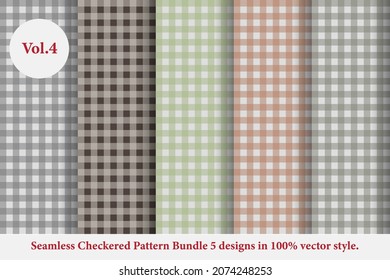 classic checkered pattern Vol.4,checkered pattern,Argyle vector, which is tartan,Gingham pattern,Tartan checked plaids,seamless fabric texture in retro style,abstract colored pattern
