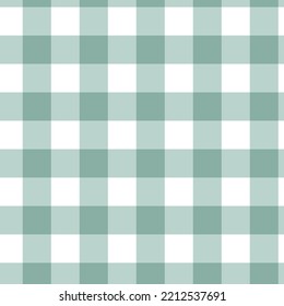 Classic checkered seamless pattern. Geometric gingham background. Autumnal color. Vector illustration, flat design