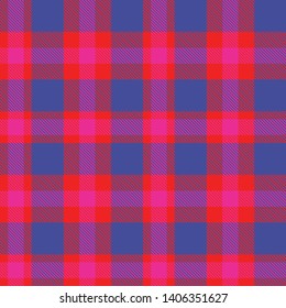 Classic Checkered Tartan Seamless Print Background