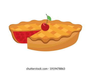 21,396 Cherry pie Stock Vectors, Images & Vector Art | Shutterstock