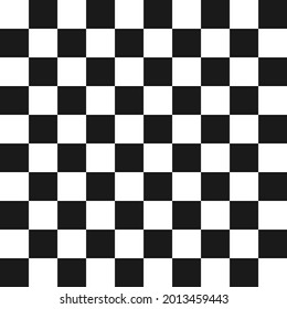 Classic chess board. Seamless chequered background. Squares pattern. Geometric seamless  texture. Mosaic ornament.