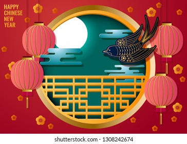 Classic Chinese new year background