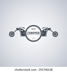 classic chopper motorcycle